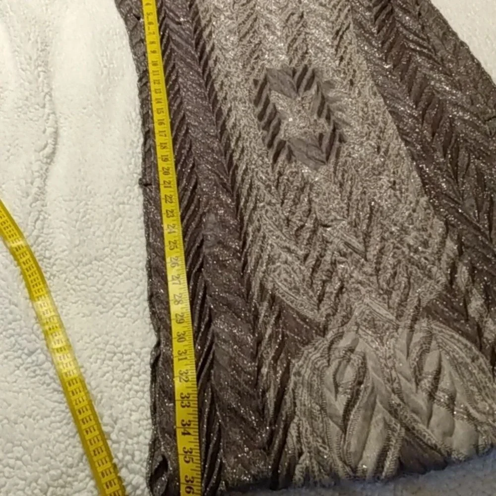 MIXIT Glitter Sparkle Infinity Scarf‎ Loop Wrap Brown/ Gray One Size Women